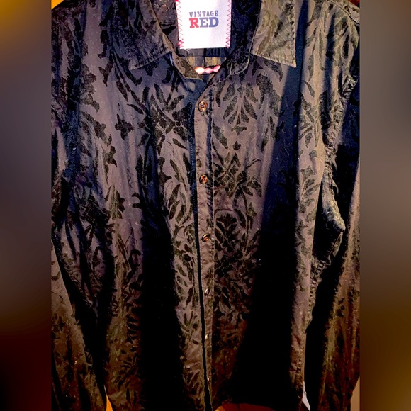 Vintage RED brand Button front Shirt - Picture 2 of 9